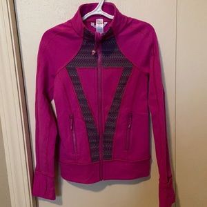 Ivivva Purple-Pink and Grey Light Jacket/Sweater